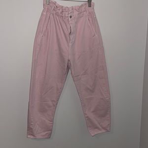 Zara paper bag waist pants